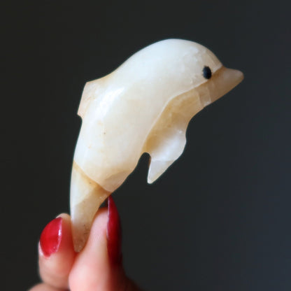 Yellow Calcite Dolphin Wounded Warrior