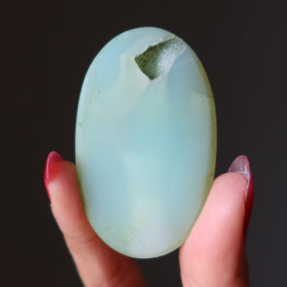 Chalcedony Grid Crystal Lime Druzy Quartz