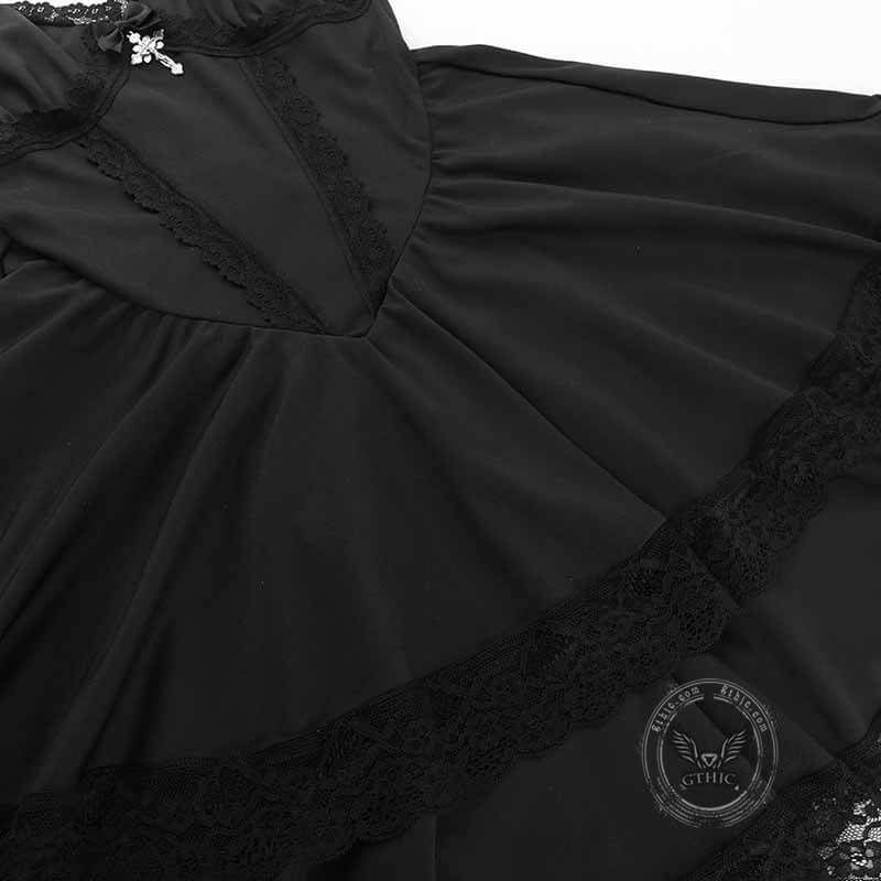 Cross Fancy Polyester Mini Dress