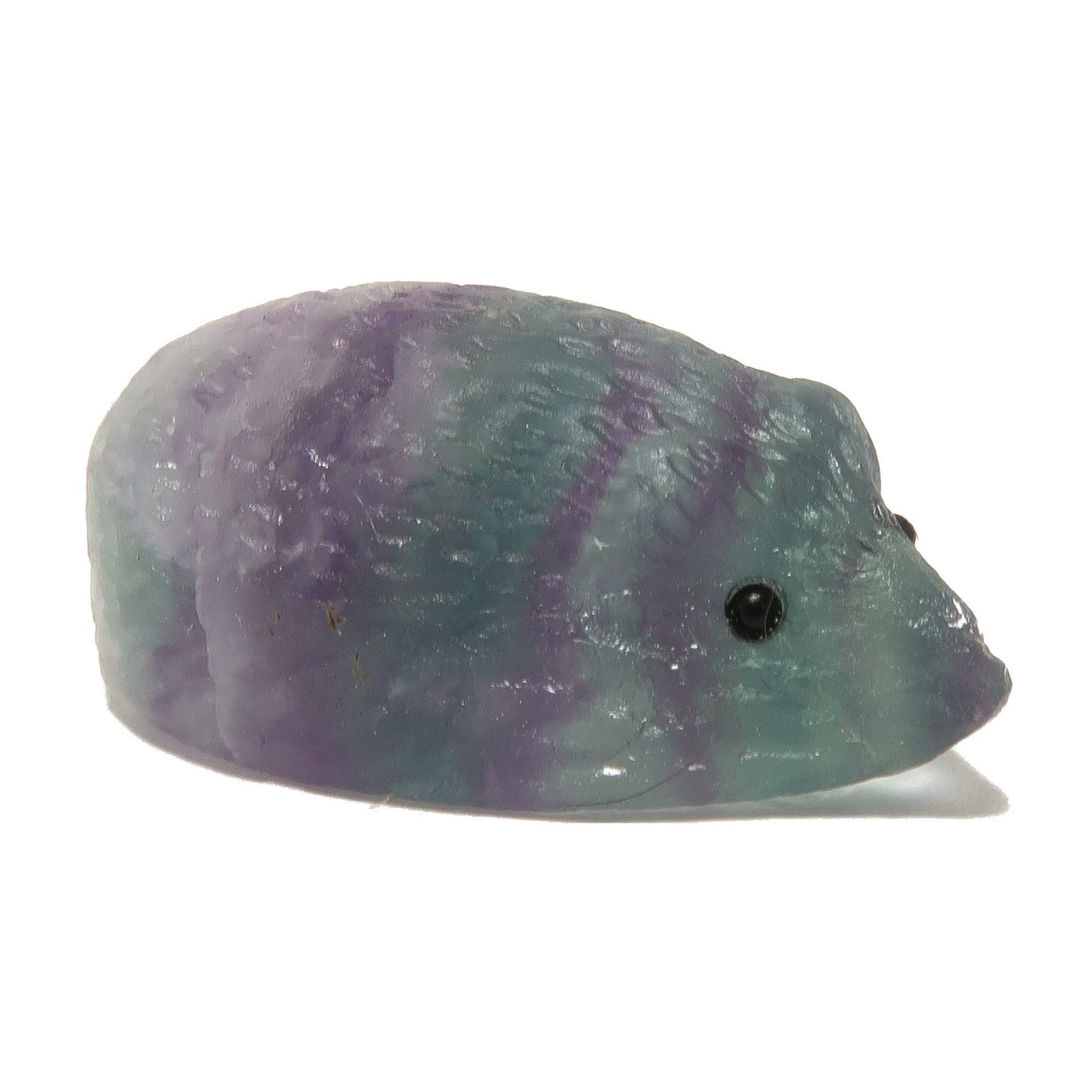Fluorite Hedgehog My Best Friend Rainbow Figurine