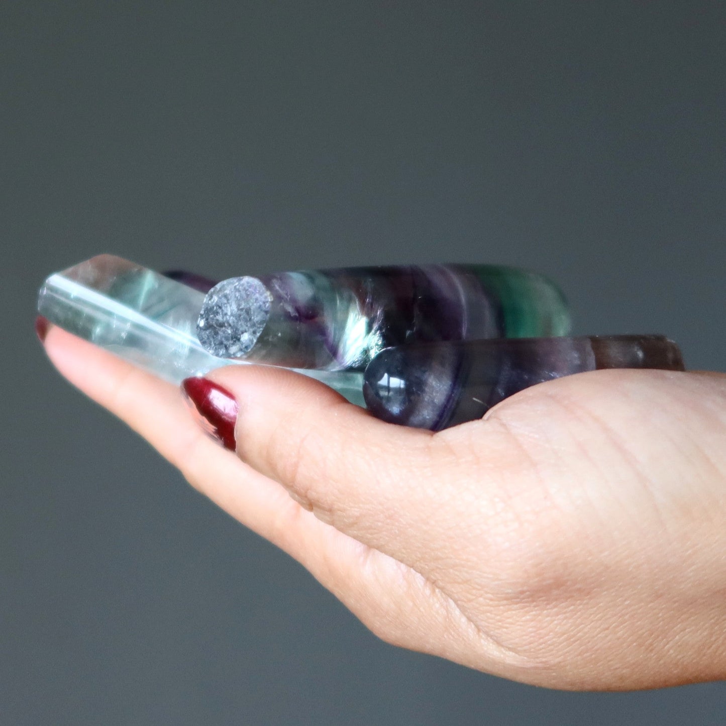 Fluorite Wand Set Rod Wounded Warriors