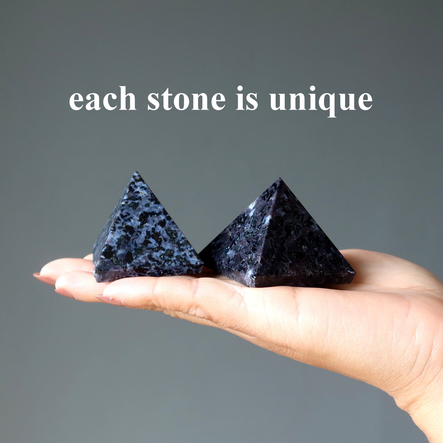 Gabbro Pyramid Midnight Art Indigo Mystic Merlinite