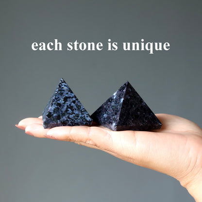 Gabbro Pyramid Midnight Art Indigo Mystic Merlinite