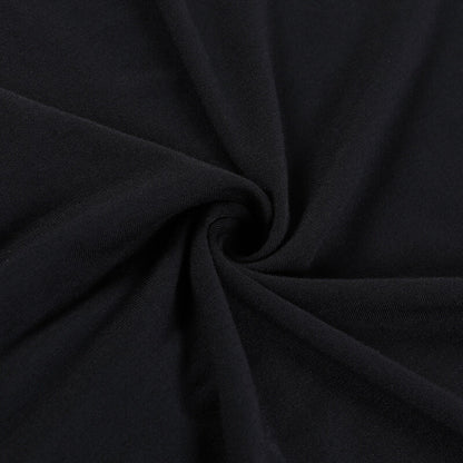 Gothic High Slit Bell Sleeve Polyester Dress