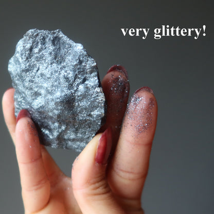 Hematite Raw Crystal Flashy Specular Stone