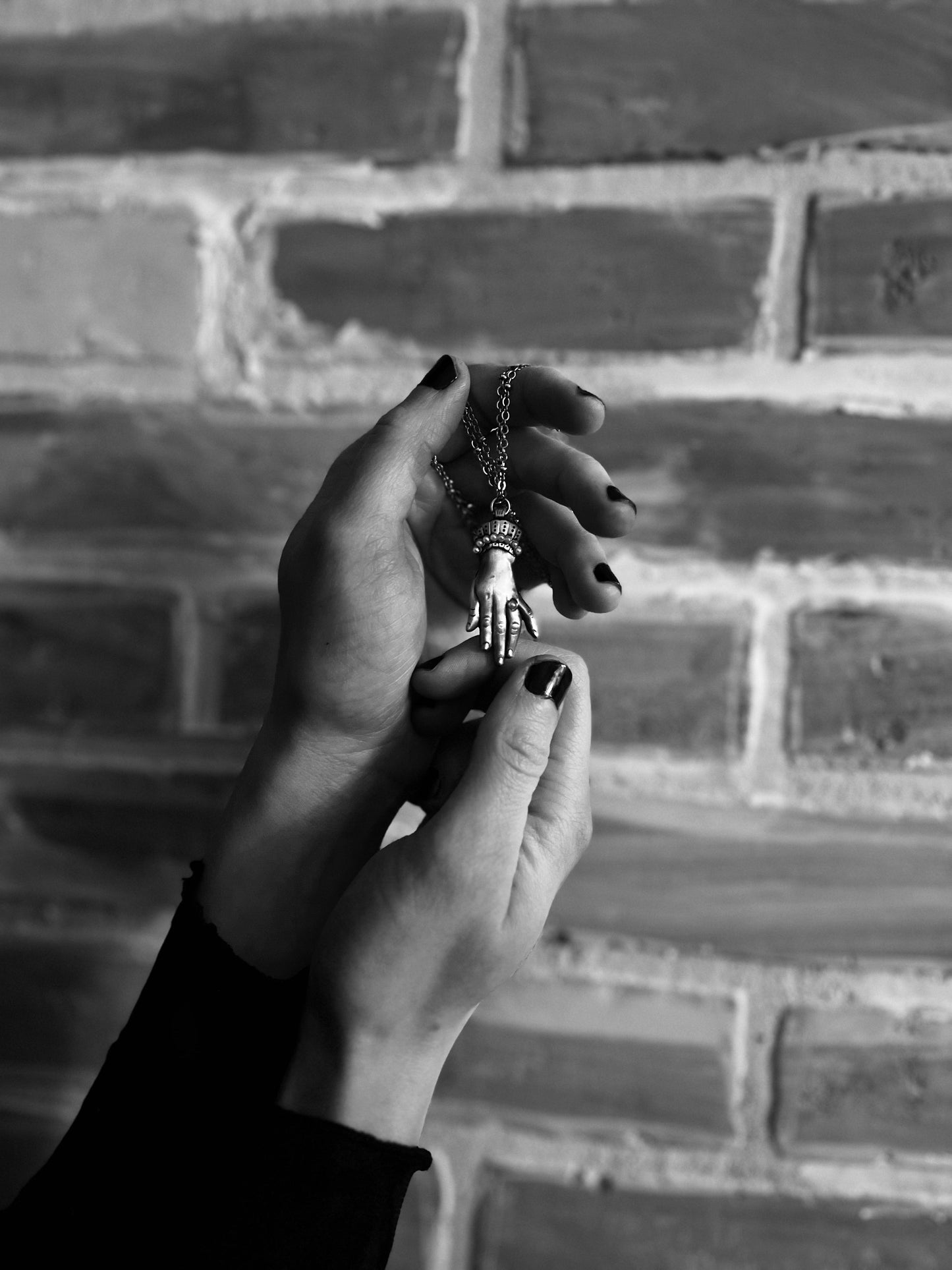 Victorian Hand necklace