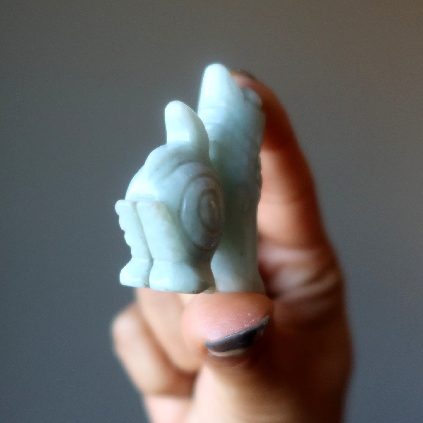 Jade Fu Dog Green Jadeite Mythical Dragon