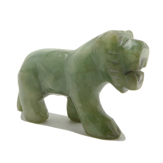 Jade Tiger Animal Green Protection Prosperity