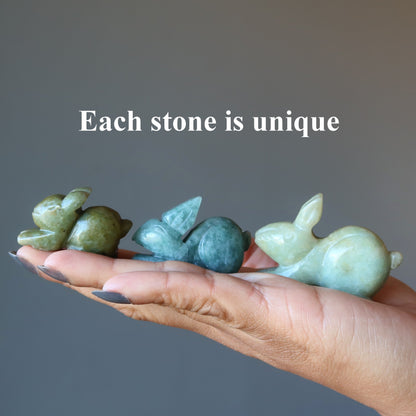 Jade Rabbit Jadeite Green Bountiful Bunny