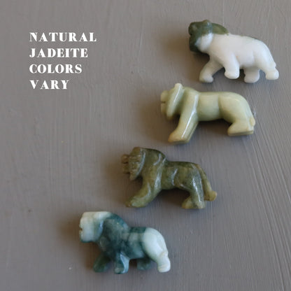 Jade Tiger Animal Green Protection Prosperity