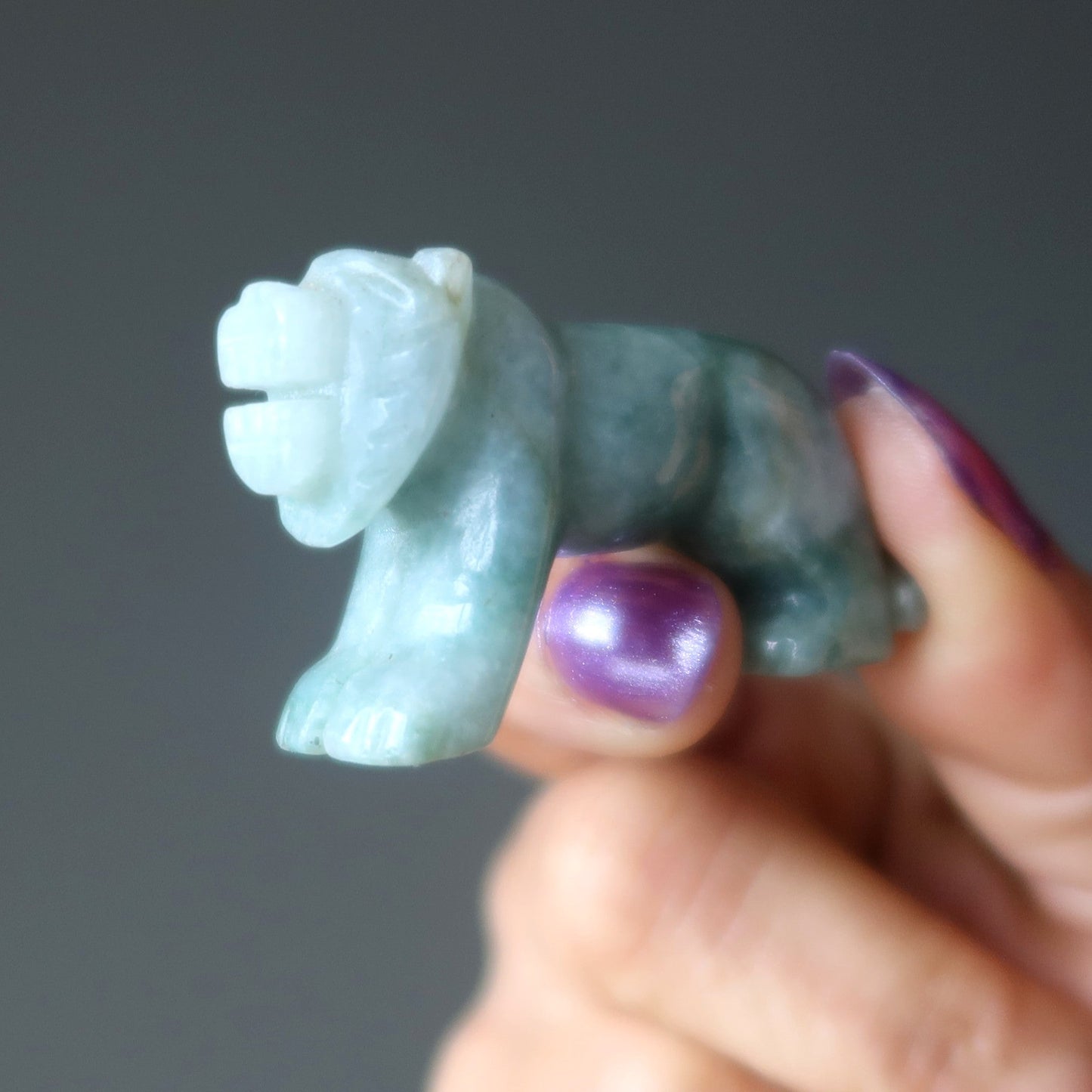 Jade Tiger Animal Green Protection Prosperity