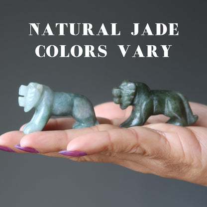 Jade Tiger Animal Green Protection Prosperity