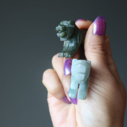 Jade Tiger Animal Green Protection Prosperity