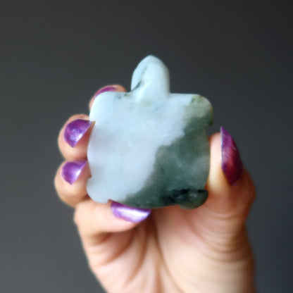 Jade Turtle Burmese Green Jadeite Peaceful Life