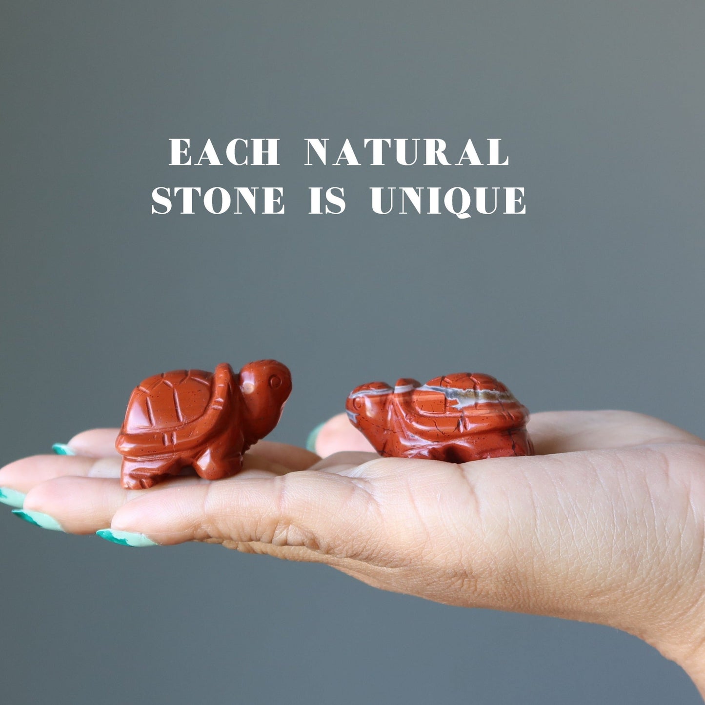 Red Jasper Turtle Sassy Stone Guardian Animal