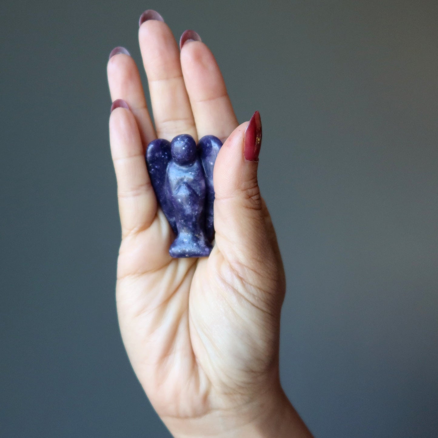 Lepidolite Angel of Music Purple Spiritual Crystal