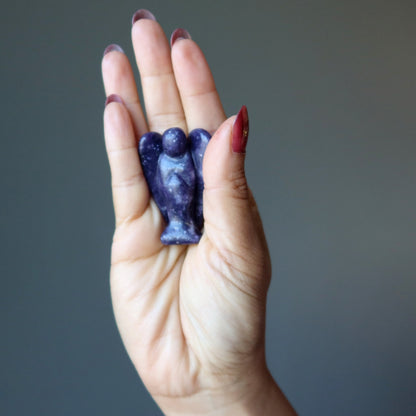 Lepidolite Angel of Music Purple Spiritual Crystal