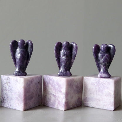 Lepidolite Angel of Music Purple Spiritual Crystal