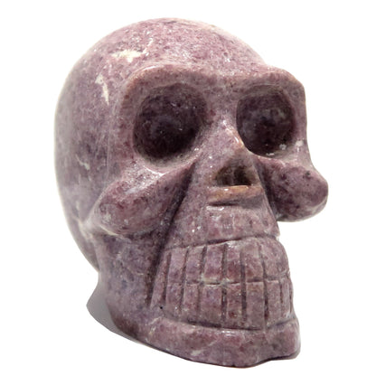 Lepidolite Skull Purple Crystal Spirit Master
