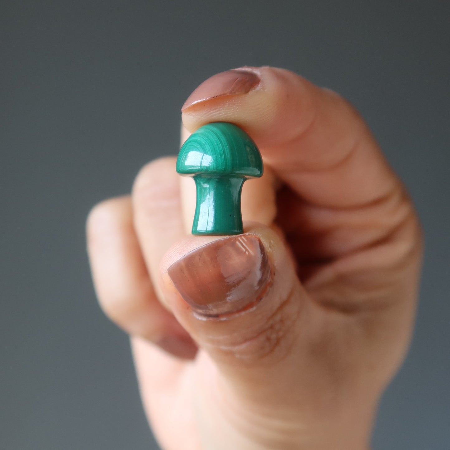 Malachite Mushroom Magic Rich Green Forest Crystal