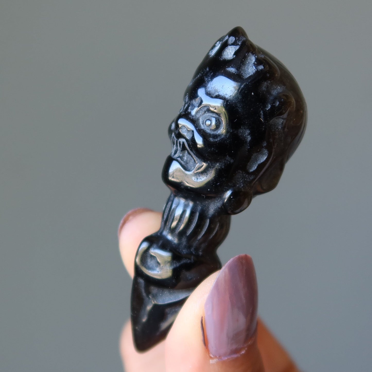 Black Obsidian Dagger Wand Sacrificial Ritual