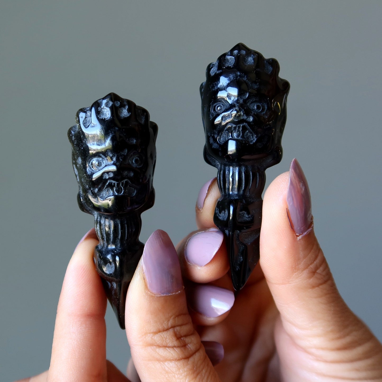 Black Obsidian Dagger Wand Sacrificial Ritual