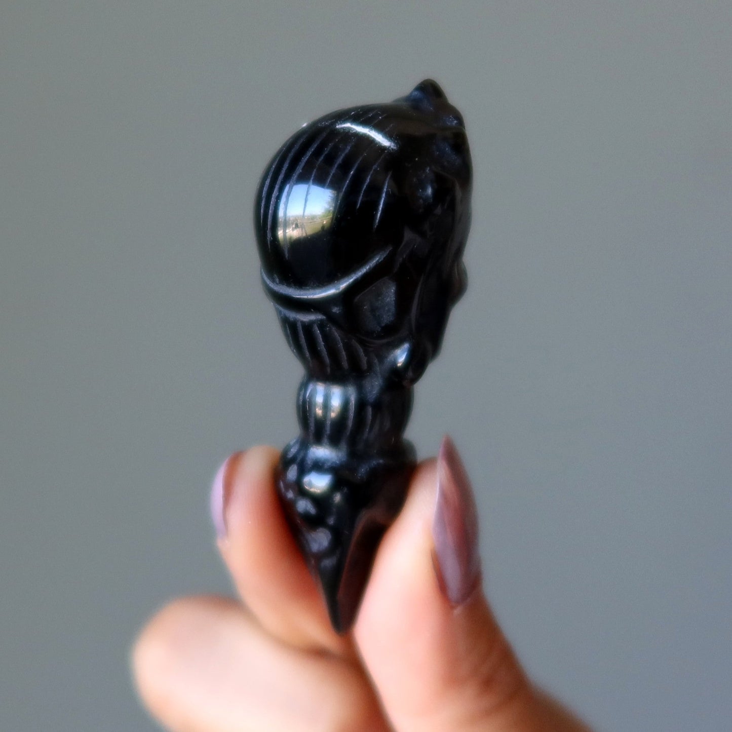 Black Obsidian Dagger Wand Sacrificial Ritual