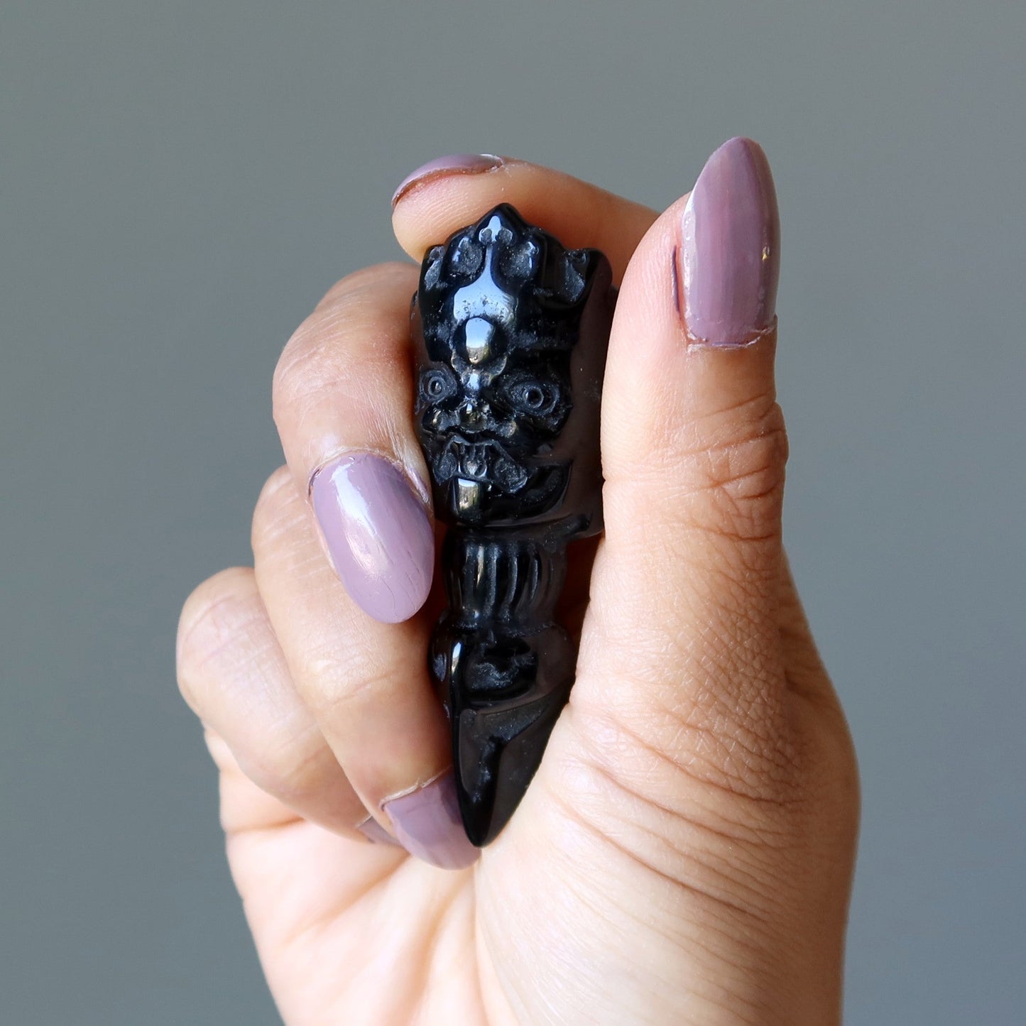 Black Obsidian Dagger Wand Sacrificial Ritual