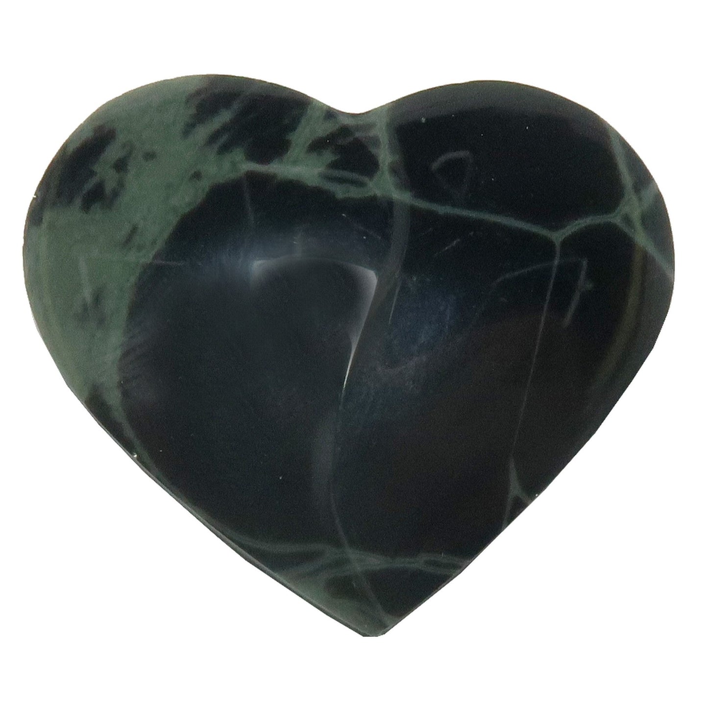 Spiderweb Obsidian Heart Grid Crystal Love Catcher