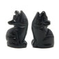 Black Obsidian Wolf 1" Miniature Animal Protector
