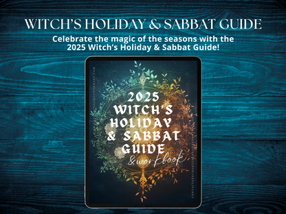 2025 Witch's Holiday & Sabbat Guide w/FREE Digital Download
