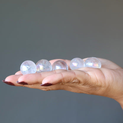 Aura Quartz Sphere Magic Rainbow Unicorn Crystal Ball