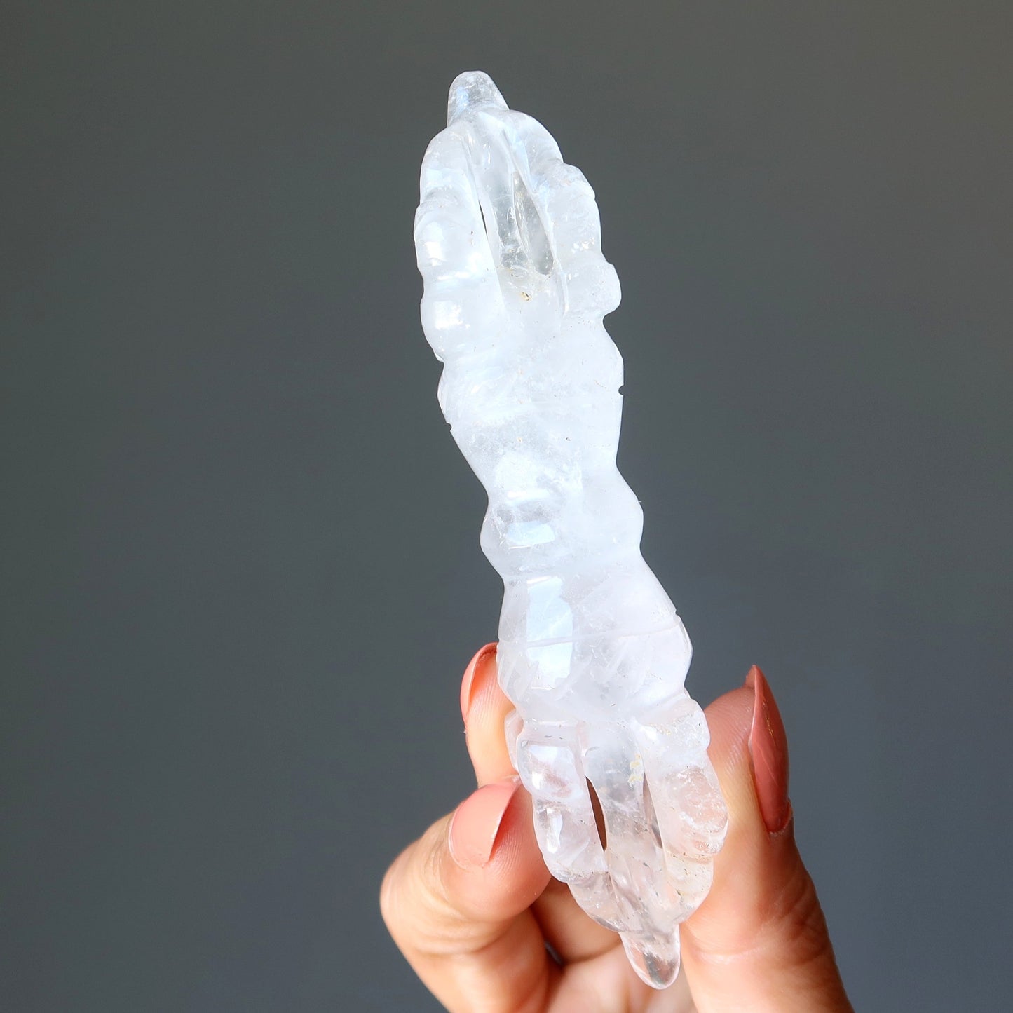 Cloud Quartz Dorje Wand Buddhist Action Wisdom Crystal