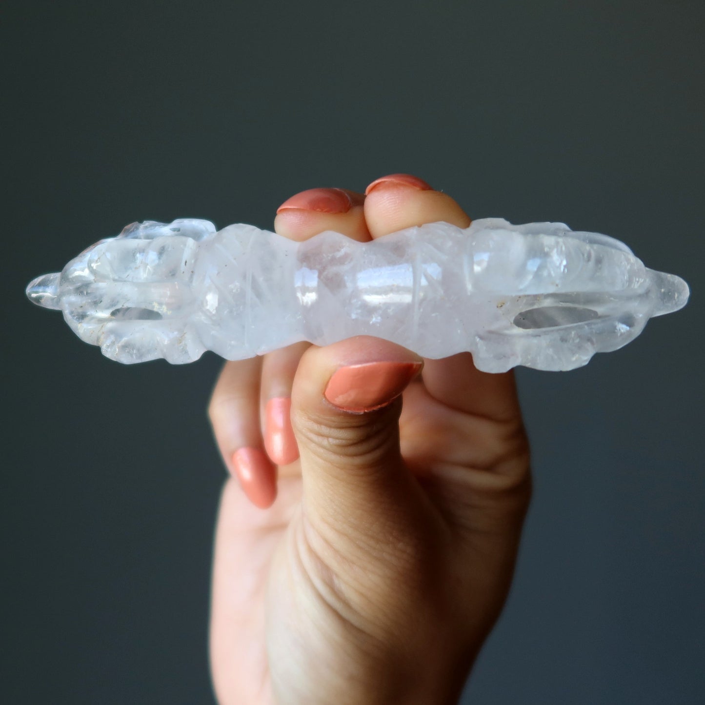 Cloud Quartz Dorje Wand Buddhist Action Wisdom Crystal