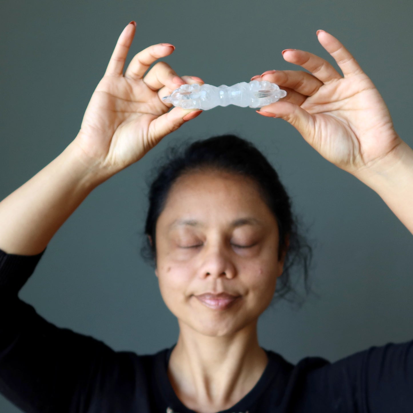 Cloud Quartz Dorje Wand Buddhist Action Wisdom Crystal