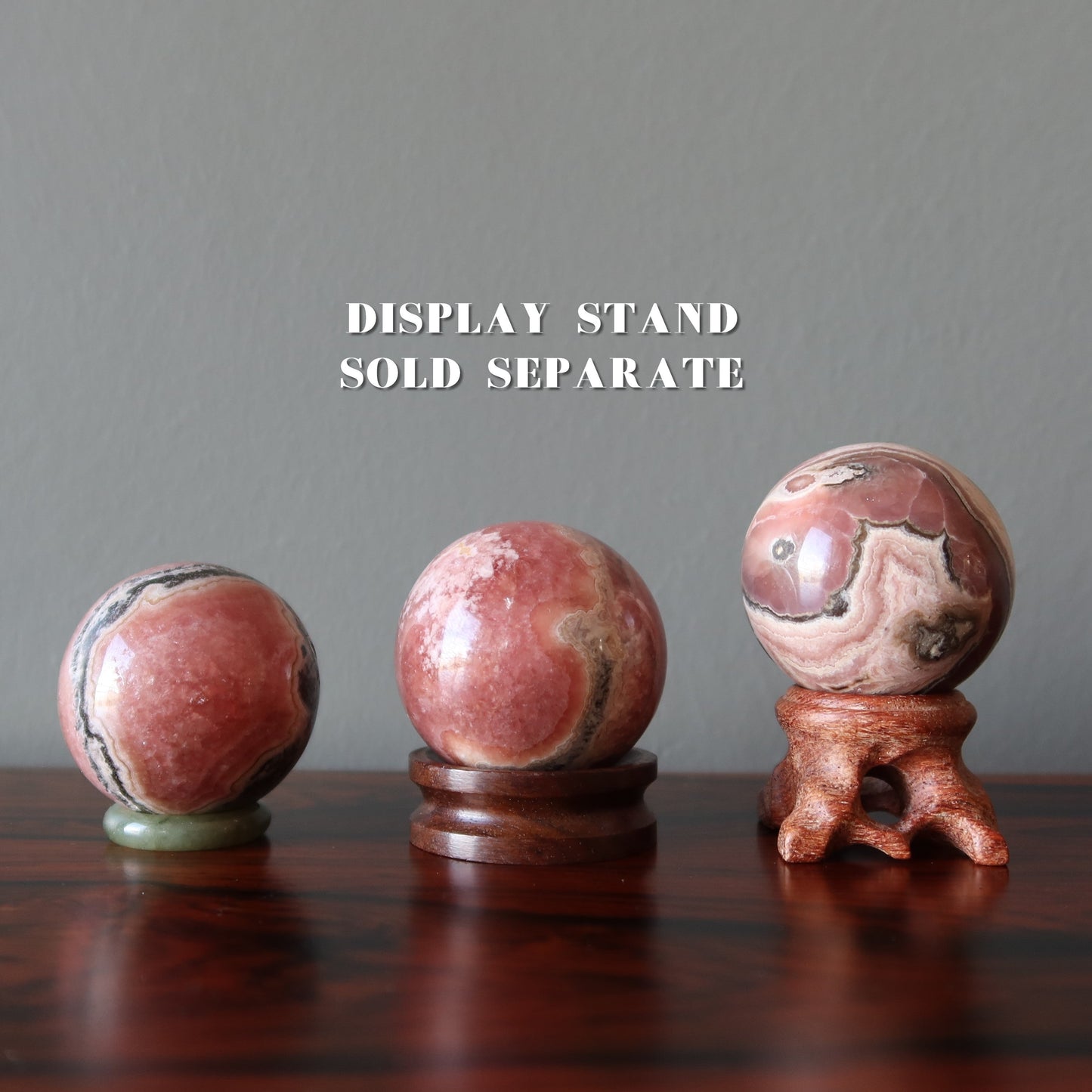 Rhodochrosite Sphere Precious Soulmate Crystal Ball