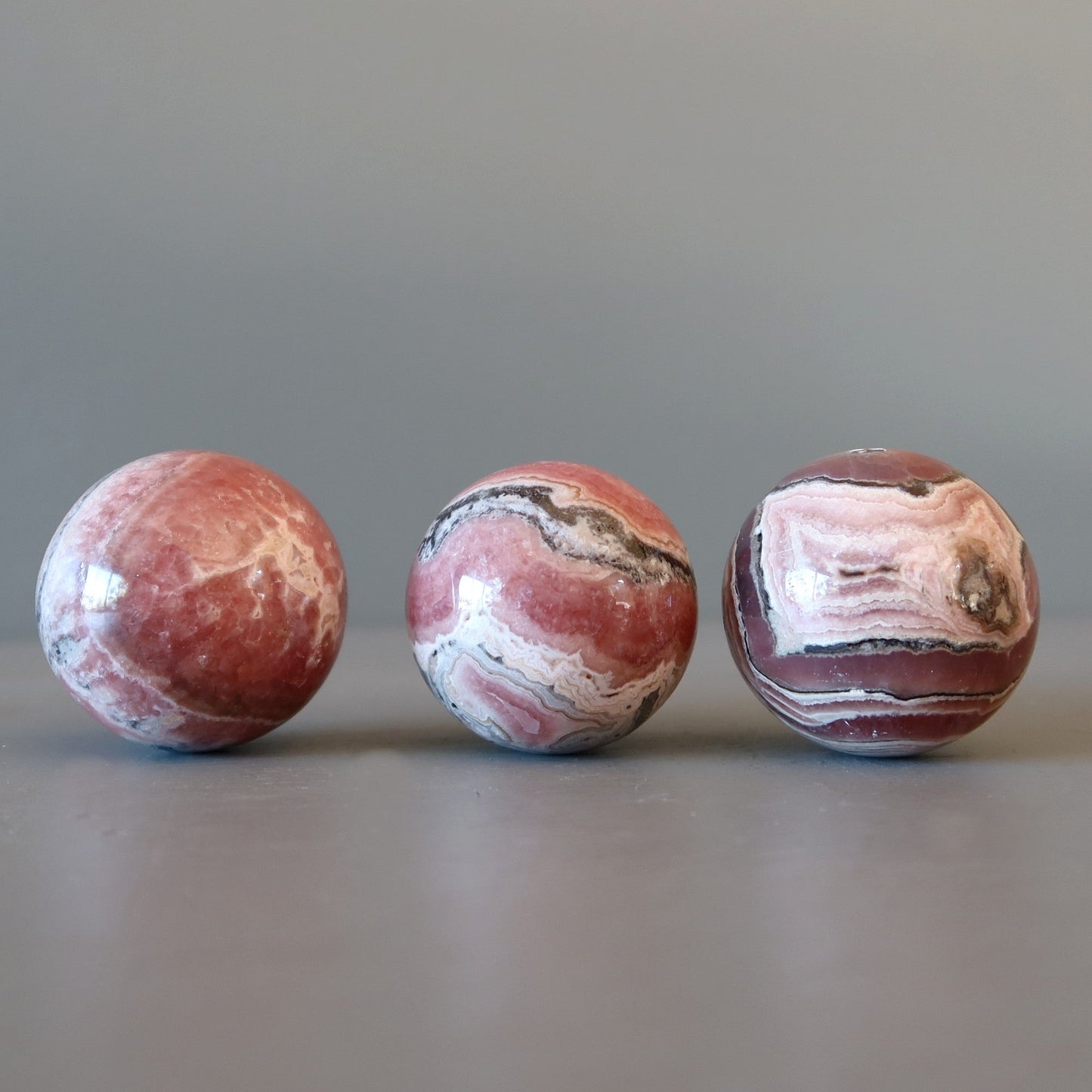 Rhodochrosite Sphere Precious Soulmate Crystal Ball