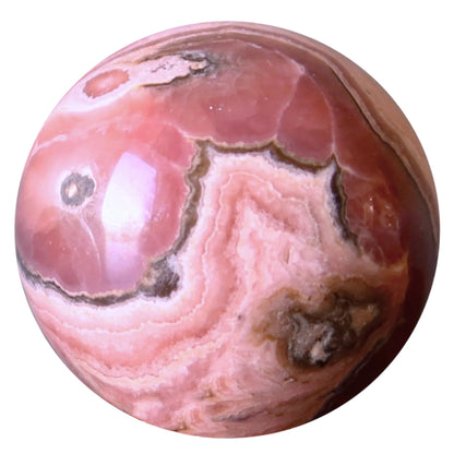 Rhodochrosite Sphere Precious Soulmate Crystal Ball