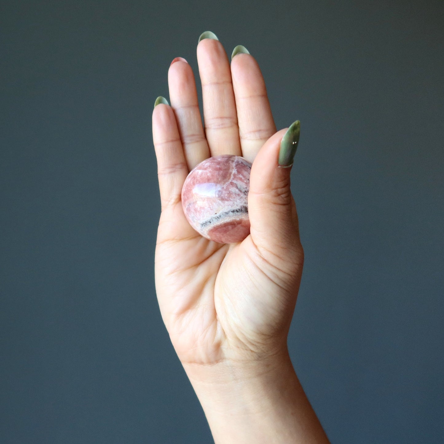 Rhodochrosite Sphere Precious Soulmate Crystal Ball