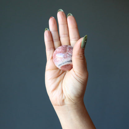 Rhodochrosite Sphere Precious Soulmate Crystal Ball