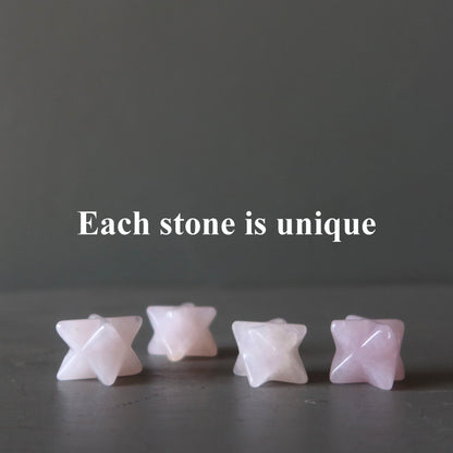 Rose Quartz Merkaba Love in the Air Holy Sacred Star Stone