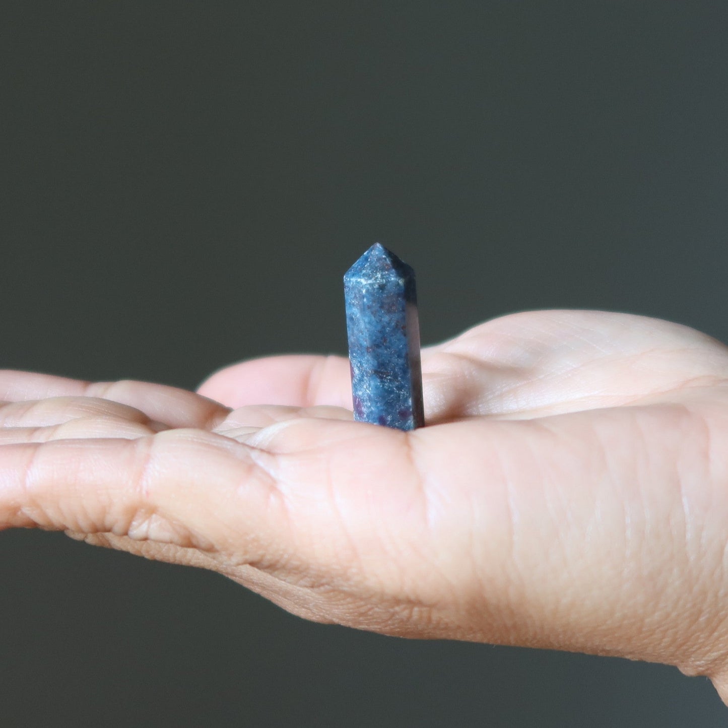 Ruby Kyanite Tower Wand Blue Tranquility Point