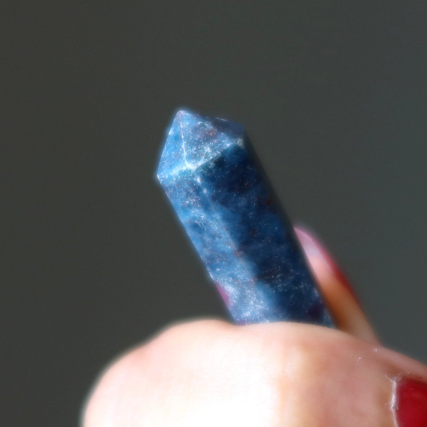 Ruby Kyanite Tower Wand Blue Tranquility Point