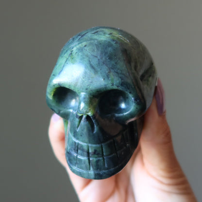 Serpentine Skull Dark Green Alien Whisperer