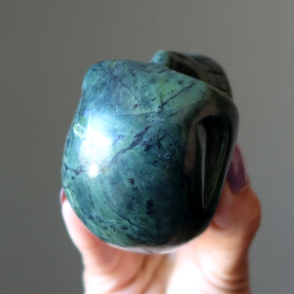 Serpentine Skull Dark Green Alien Whisperer