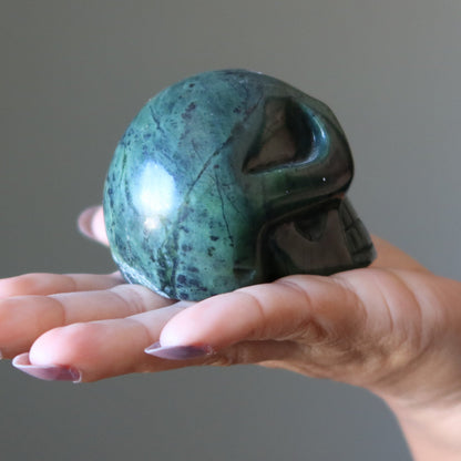 Serpentine Skull Dark Green Alien Whisperer