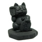 Shungite Cat Neko Protection Prosperity Statue