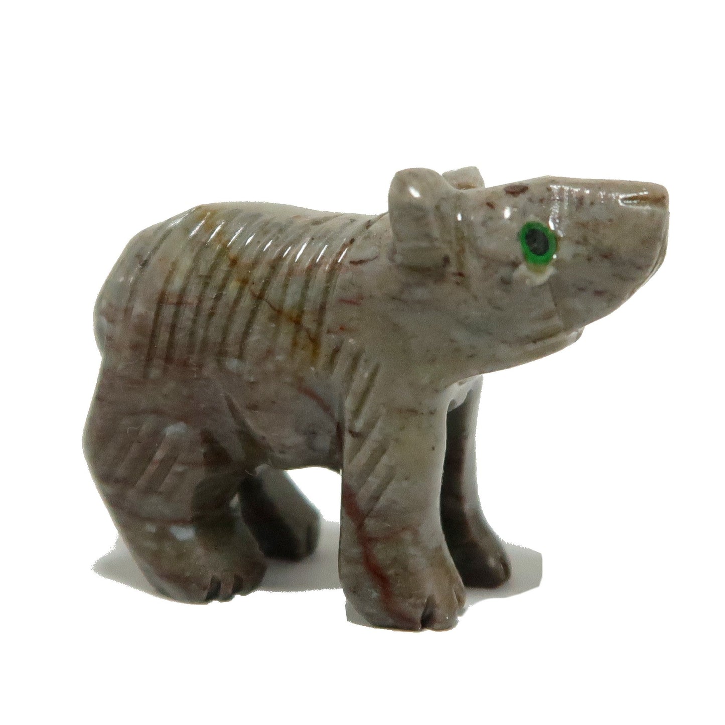 Soapstone Bear Brown Spirit Guide Animal Cub