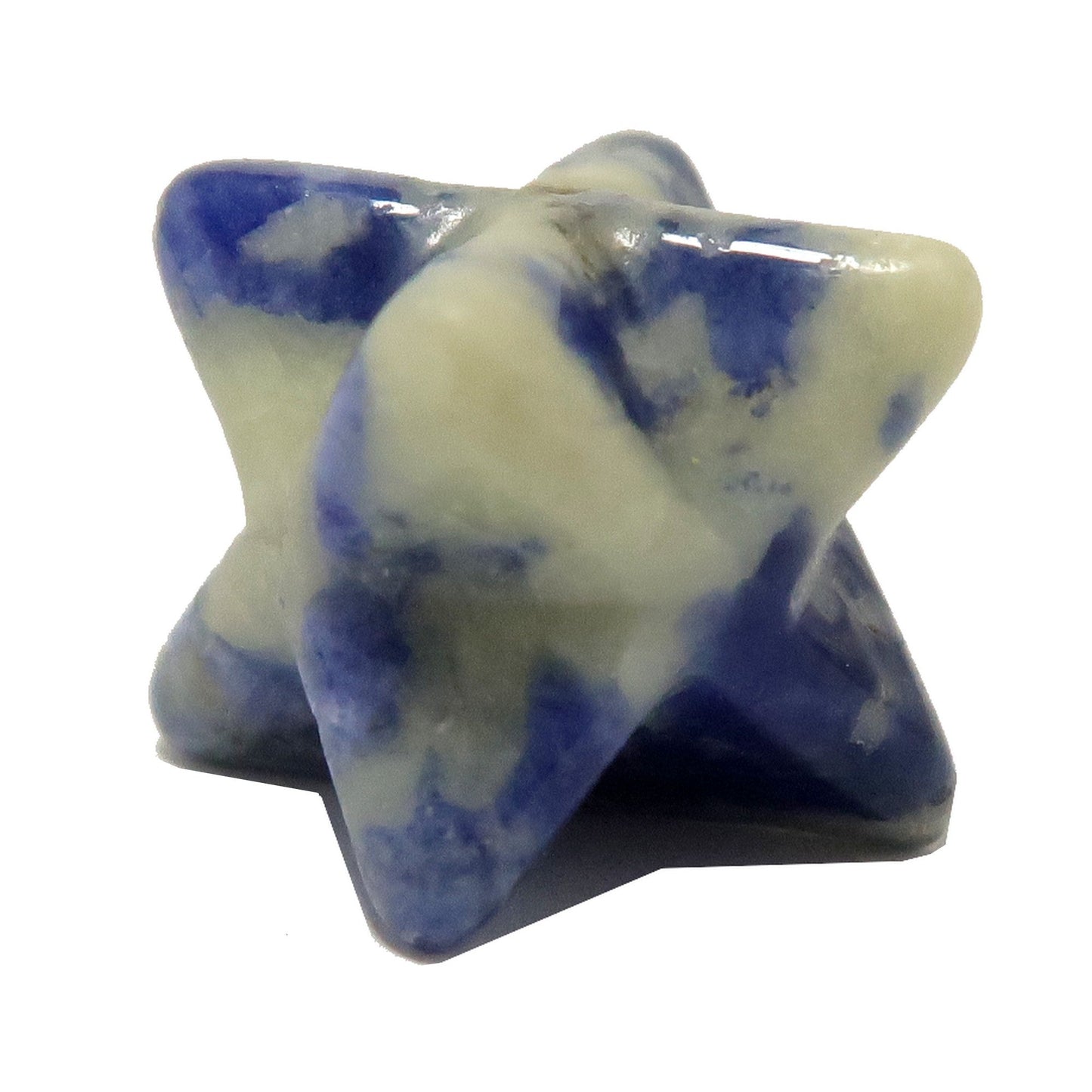 Sodalite Merkaba Blue Wishing Star Meditation Crystal Carving