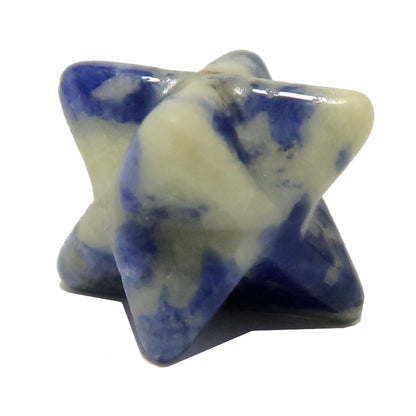 Sodalite Merkaba Blue Wishing Star Meditation Crystal Carving